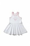 Miela Kids Tennis Club Kız Çocuk Tenis Elbisesi - Beyaz