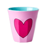 Riceteria Melamin Bardak - Pink Heart
