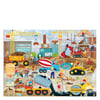 Sassi Construction Site Vehicles Book and Giant Puzzle