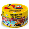 Sassi Construction Site Vehicles Book and Giant Puzzle