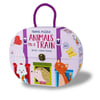 Sassi Travel Puzzle Animal on a Train Book and Giant Puzzle