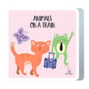 Sassi Travel Puzzle Animal on a Train Book and Giant Puzzle
