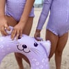 Swim Essentials Leopard Lila Yüzme Simidi 55cm