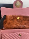 7004-1 LAMBERTİ 3,.55 ZİNCİR ASKILI ECO LEATHER VV CHEVRON 