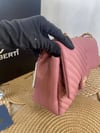 7004-1 LAMBERTİ 3,.55 ZİNCİR ASKILI ECO LEATHER VV CHEVRON 