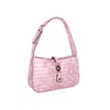 7260 LAMBERTİ 7 HOBO BAG IN SMOOTH FAUX 