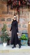  Siyah İtalyan Triko Elbise