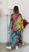 Batik Desenli Elbise
