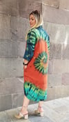 Batik Desenli Elbise