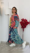 Batik Desenli Elbise