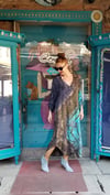 Batik Desenli Önü Ful Düğmeli Gömlek Elbise