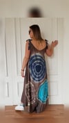 Batik Desenli Tulum Elbise
