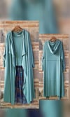 Çağla Yeşili Triko Kaftan