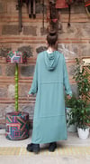 Çağla Yeşili Triko Kaftan