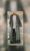 Haki Triko Kaftan