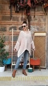 İtalyan Bej Yün Oversize Kazak