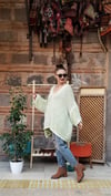 İtalyan Bej Yün Oversize Kazak