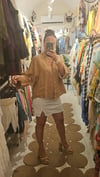 İtalyan Keten Gömlek Renk Camel