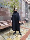 Keçe Kumaş Kaban Siyah