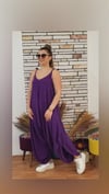 Mor Askılı Şalvar Tulum
