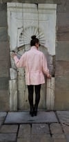 Pembe Dantelli  İthal  Trençkot