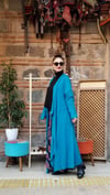Petrol Mavisi Triko Kaftan