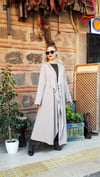 Taş Rengi Triko Kaftan