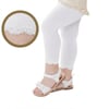 Bebek Bileği Dantelli Cotton Tayt Çorap - Beyaz