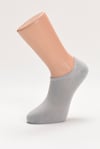 Erkek Naturel Fiber Sneaker Çorap - Gri