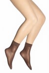 Kadın Fit 15 Soket Çorap - Kahve