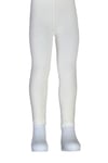Kız Çocuk Bileği Dantelli Cotton Tayt - Ekru