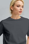%100 Pamuk Nefes Alan Bisiklet Yaka Regular Fit Normal Kesim Baskisiz Basic T-Shirt