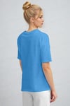 %100 Pamuk Nefes Alan Bisiklet Yaka Regular Fit Normal Kesim Baskisiz Basic T-Shirt