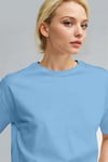 %100 Pamuk Nefes Alan Bisiklet Yaka Regular Fit Normal Kesim Baskisiz Basic T-Shirt