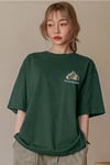 Arid Mountain Yeşil Oversize Salas Boyfriend Kadın T-Shirt