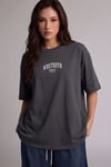 Dont Announce Füme Oversize Salas Boyfriend Kadın T-Shirt