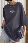 Dont Announce Füme Oversize Salas Boyfriend Kadın T-Shirt