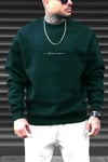 Dreamer Baskılı 0 Sıfır Yaka Oversize Salaş Bol Kesim Polar Sweatshirt