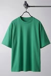 Erkek Bntn Yeşil Basic Düz Baskısız Oversize Salas T-Shirt