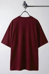 Erkek Bordo Spectacular Oversize Salas T-Shirt