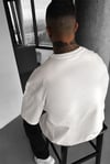 Erkek Ekru Beyaz City Of Angels Oversize Fit Bol Geniş Kalıp Salaş Kesim T-shirt