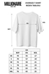 Erkek Ekru Beyaz I Can Fly Oversize Fit Bol Geniş Kalıp Salaş Kesim T-shirt