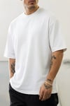Erkek Ekru Beyaz I Can Fly Oversize Fit Bol Geniş Kalıp Salaş Kesim T-shirt