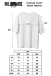 Erkek Ekru Beyaz Royal Essence Oversize Fit Bol Geniş Kalıp Salaş Kesim T-shirt