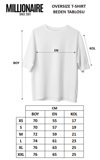 Erkek Ekru Beyaz Survive Oversize Fit Bol Geniş Kalıp Salaş Kesim T-shirt