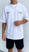 Erkek Ekru Beyaz Training Club Oversize Fit Bol Geniş Kalıp Salaş Kesim T-shirt