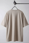 Erkek Free Life Camel Bisiklet Yaka Oversize Salas T-Shirt
