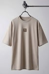 Erkek Free Life Füme Bisiklet Yaka Oversize Salas T-Shirt