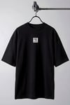 Erkek Free Life Siyah Bisiklet Yaka Oversize Salas T-Shirt
