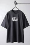 Erkek Füme Earth Oversize Fit Bol Geniş Kalıp Salaş Kesim T-shirt